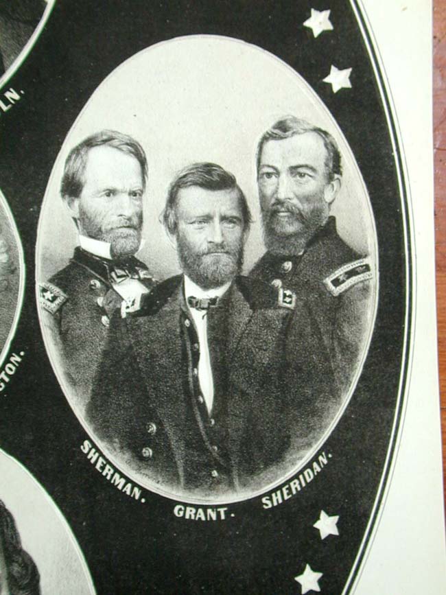 A Near 'Mint' Condition circa 1864 Lincoln & Johnson Campaign Poster Entitled 'The Defenders of Our Union' — image 4
