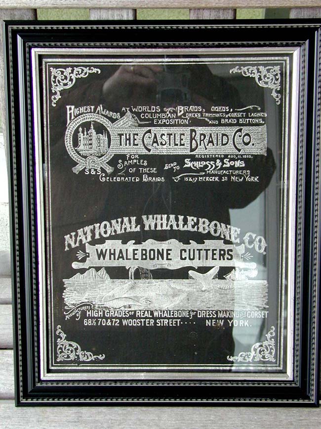 A RARE and Specially produced 'World's Columbian Exposition' Advertisement Broadside for 'The National Whalebone Company' circa 1892-1893. — image 4