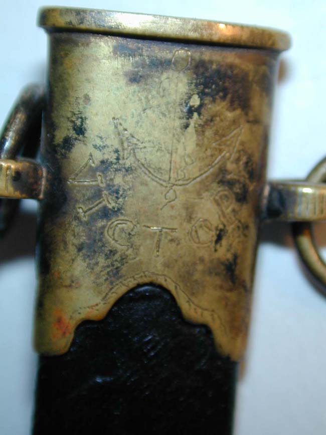 A Napoleonic Period British Naval Officer's Dirk inscribed "VICTORY," circa 1800 — image 2