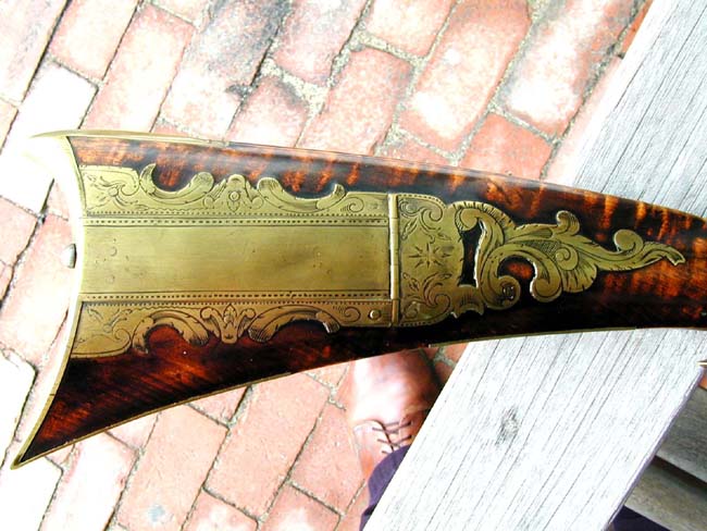 An Exceptionally Fine Pennsylvania Longrifle Attributed to Samuel States, Lehigh County, PA, circa 1820-1825.