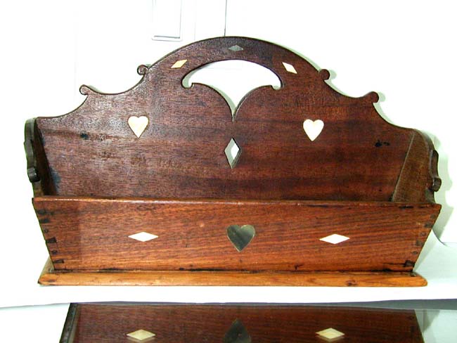 A 19th century Cutlery Tray with whalebone and baleen inlays. — image 2