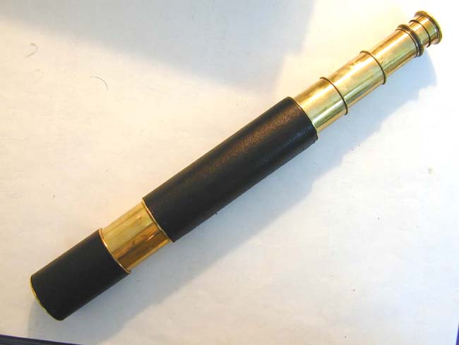 An Exceptionally Fine 19th century four-draw telescope signed "J.H. Steward, London, Maker" and "James Collett, Wonder Heuvel" circa 1870.