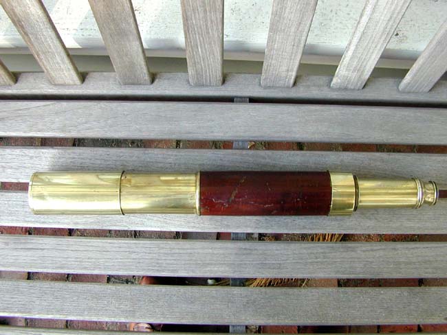 A mid 19th century Two-Draw Telescope signed "B.K. Haggar & Son, BALTIMORE," circa 1845-1850