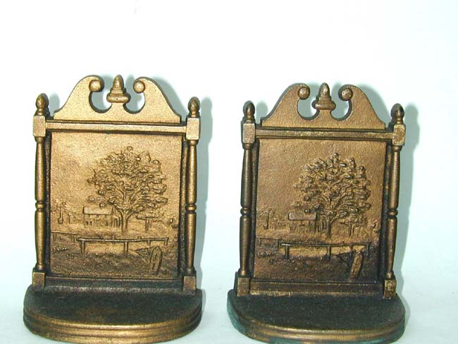 A pair of Bradley & Hubbard Antique bookends circa 1925