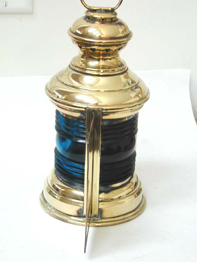 A Very Nice Small Combination Ship's Port & Starboard Running Light circa 1910.
