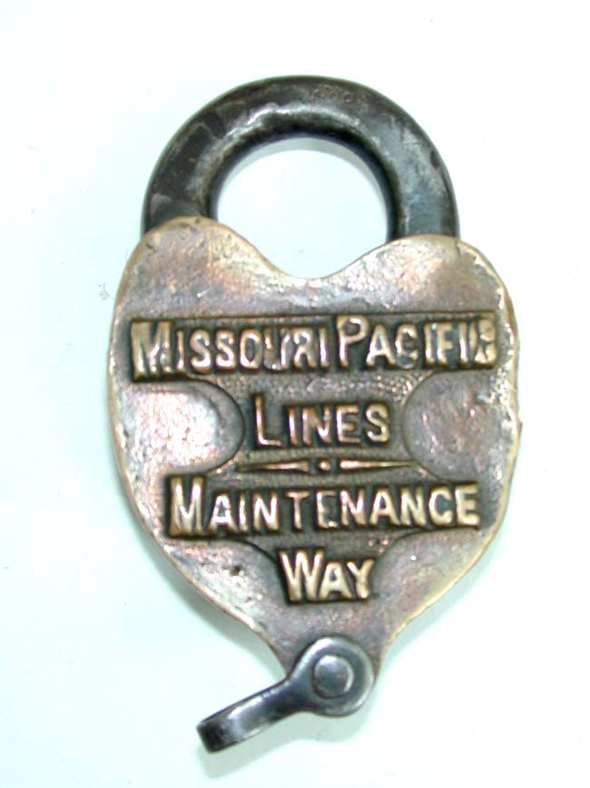 A Missouri Pacific Railroad Padlock circa 1928.