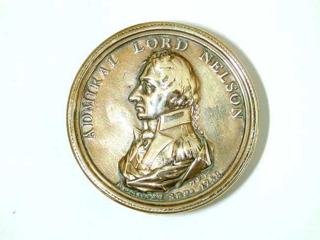 A Rare Admiral Lord Nelson engraved Memorial Brass Tobacco box circa 1805-1810 — image 2