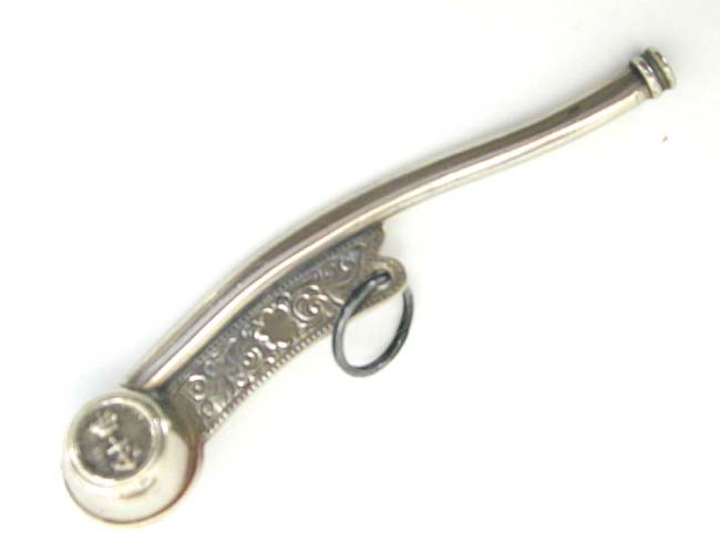 A Late 19th century British Navy 'Bosun's Whistle'