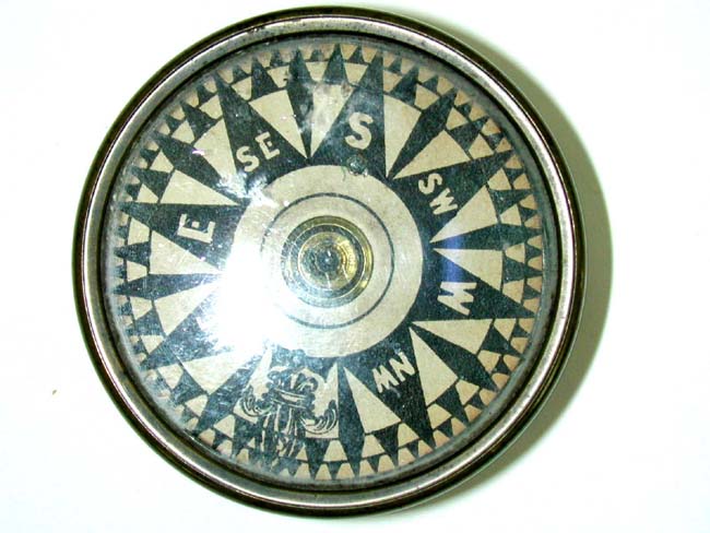 A Late 19th century 'Dry Card' Pocket Compass — image 2