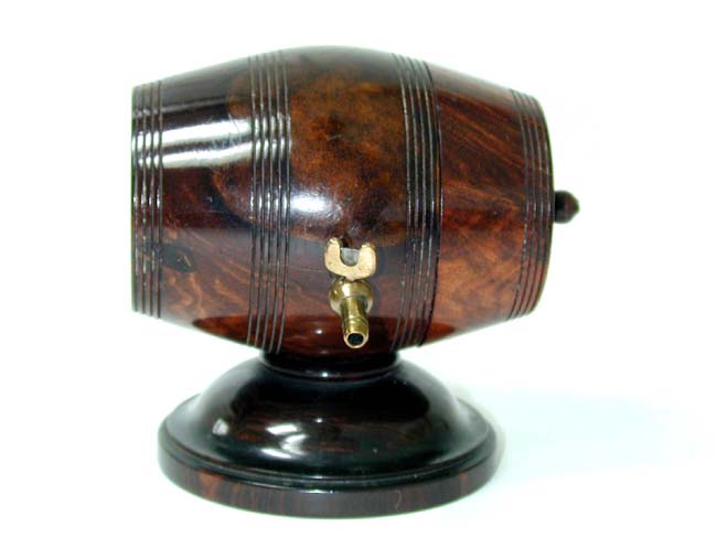 A Beautiful 19th century Lignum Vitae String Barrel — image 2