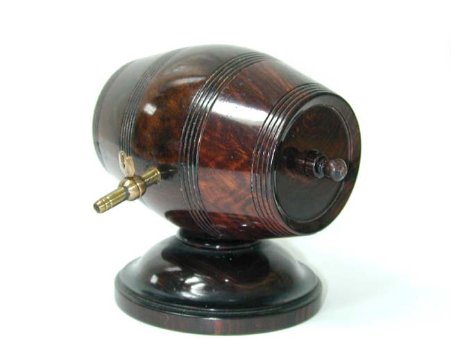 A Beautiful 19th century Lignum Vitae String Barrel