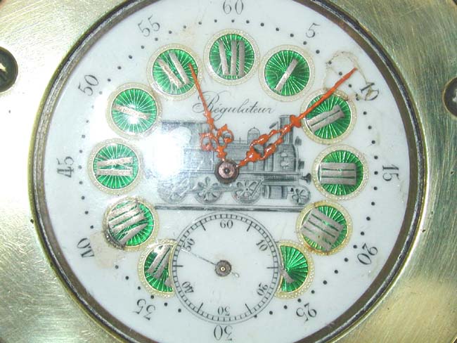 A Wonderful late 19th century French Railroad 'Stationmaster's' two day Chronometer — image 2