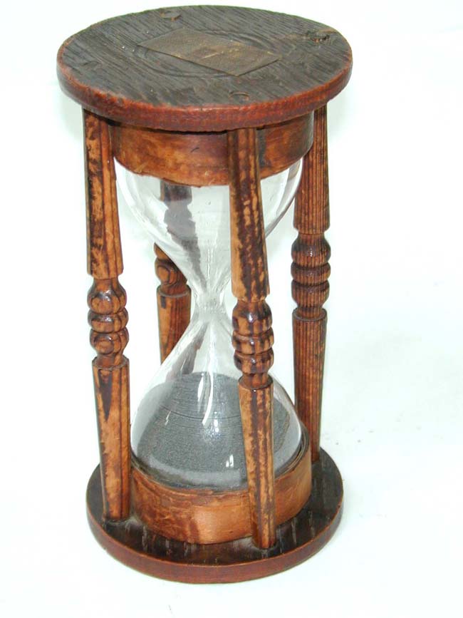 A RARE 19th Century Ships' 15 minute'  Hour Glass
