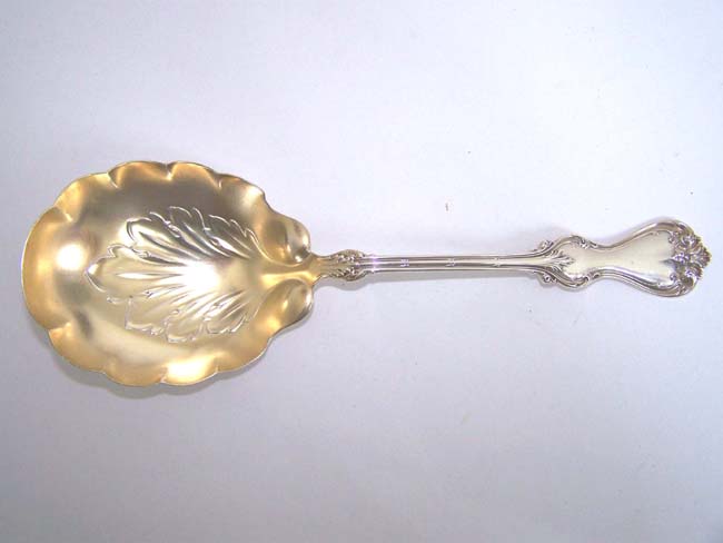An Antique Sterling Silver Serving Spoon by Wallace circa 1900
