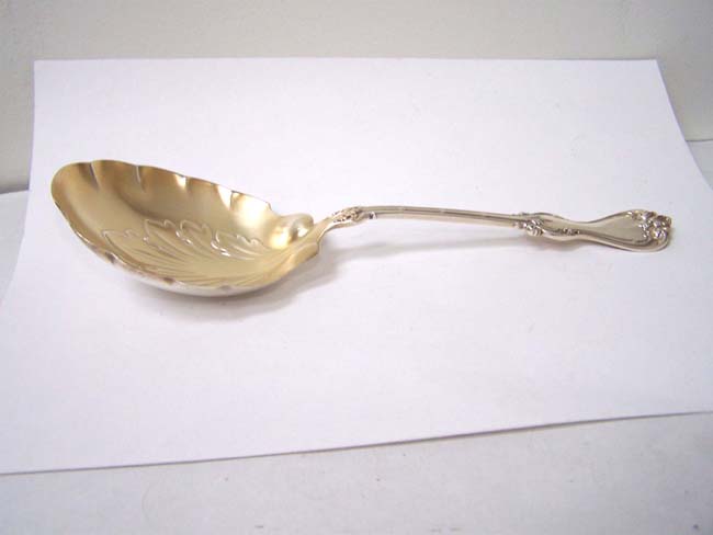 An Antique Sterling Silver Serving Spoon by Wallace circa 1900 — image 2