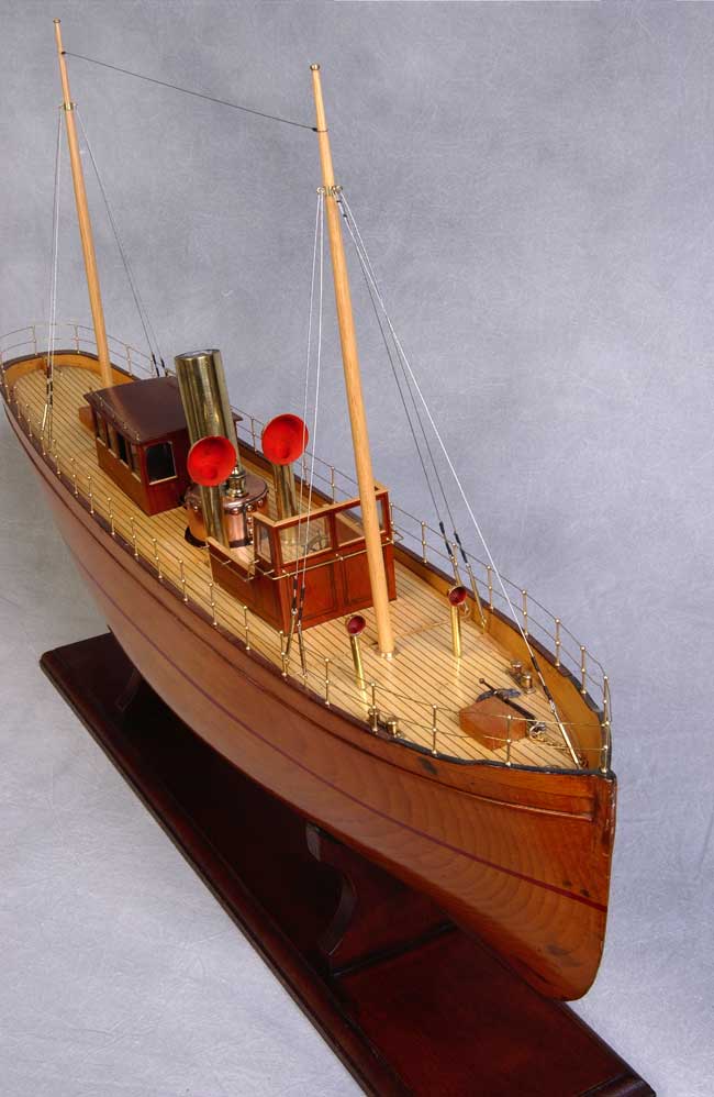 English Victorian Model of a Steam Launch circa 1890 — image 2