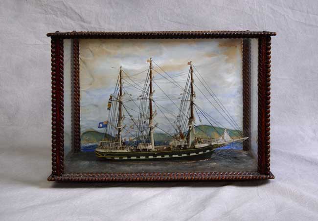 Sailor-Made Waterline Model of the Fully Rigged Ship 'Sobraon' circa 1870