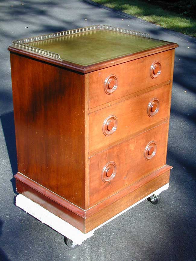 Campaign Style Three-Drawer Chest circa 1890