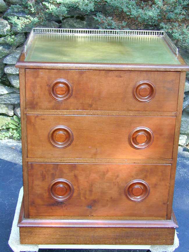 Campaign Style Three-Drawer Chest circa 1890 — image 2