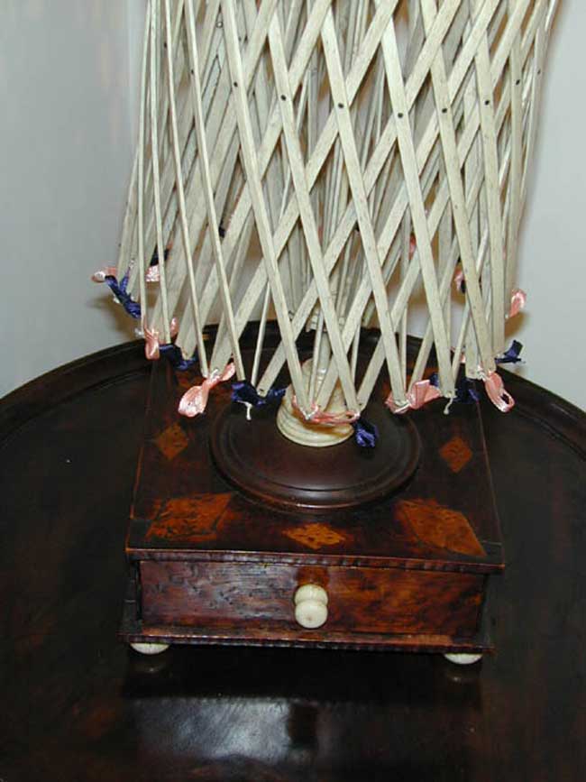 Whalebone Swift on One-Drawer Stand circa 1850 — image 2