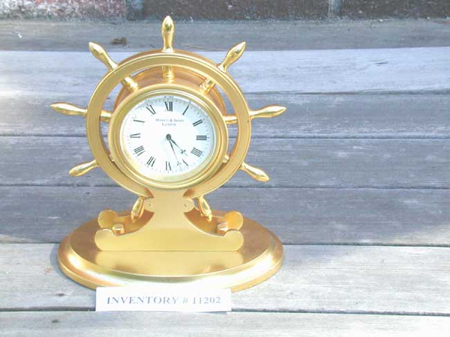 English Nautical Mantle Clock circa 1890