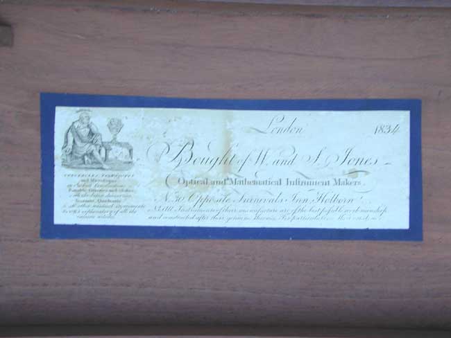 Early 19th century English Library Telescope dated 1834 — image 3