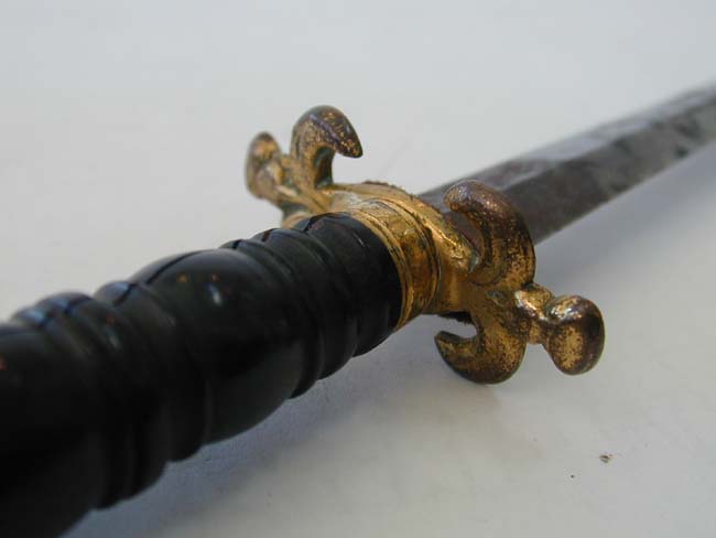 British Naval Officer's Dirk With Masonic Emblem and Inscribed "Priory Lodge 341, New Ross" circa 1880 — image 4