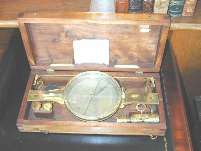 An early 19th Century English Cased Surveyor's Compass.