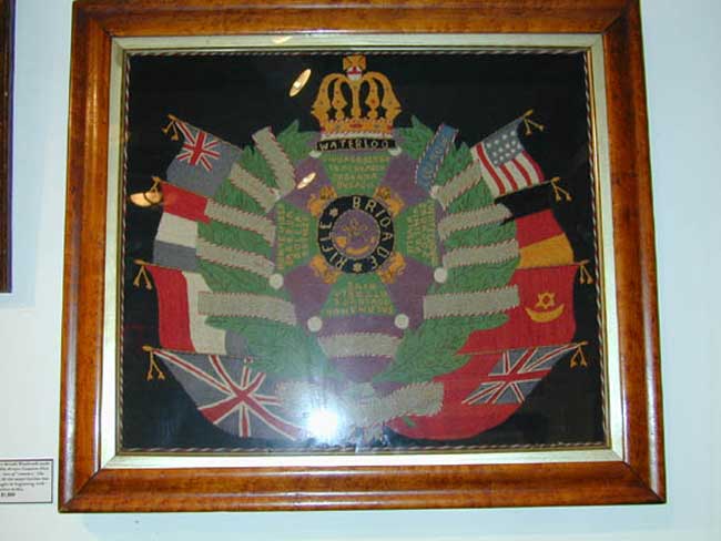 A Commemorative Woolwork of The Prince Consort's Own Rifle Brigade circa 1890