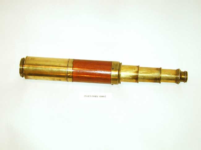 A 19th Century English Three-Draw Telescope circa 1820-1830