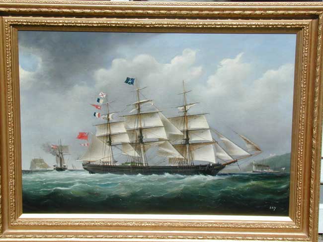 A Fine Ship's Portrait of the 'Sea King' by Benjamin Loy circa 1865