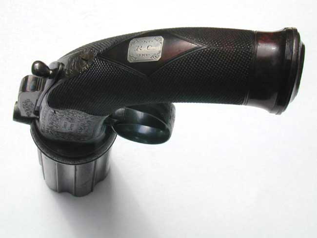 Fine English 6-Shot Bar-Hammer Pepperbox Pistol circa 1850 — image 3