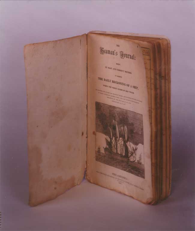 Portrait of Capt. Joseph Woodberry of Beverly, Massachusetts along with his Log Book circa 1825 — image 2