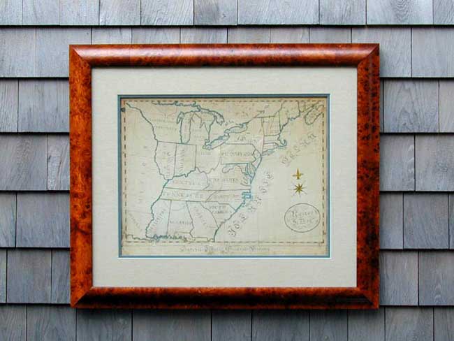 Pembroke Academy (N.H.) Schoolgirl Map of the United States Dated 1821 — image 3