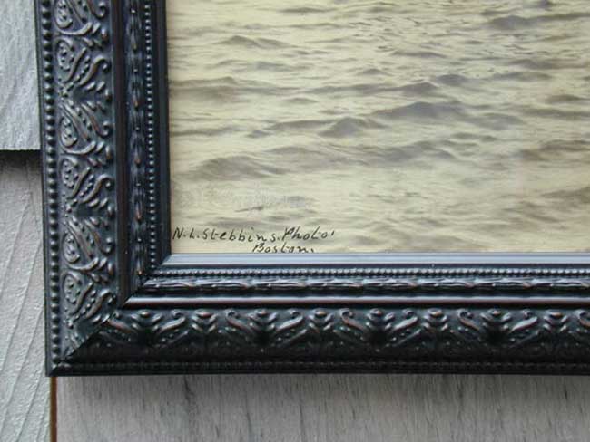 An Original Albumen Print of the Tugboat 'Nottingham' by Nathaniel L. Stebbins circa 1900 — image 2