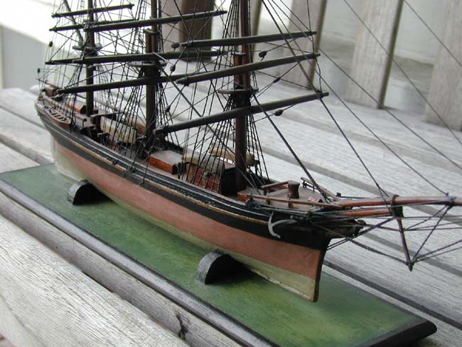 Small 19th Century Sailor-Made Model of a Clipper ship
