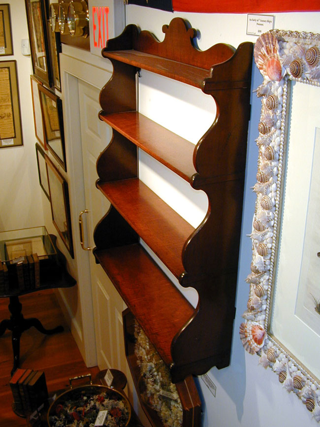 A Fine Set of 'Tigered" Mahogany Shelves Circa 1840 — image 2