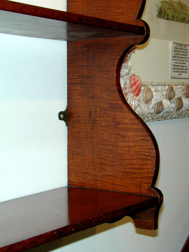 A Fine Set of 'Tigered" Mahogany Shelves Circa 1840 — image 4