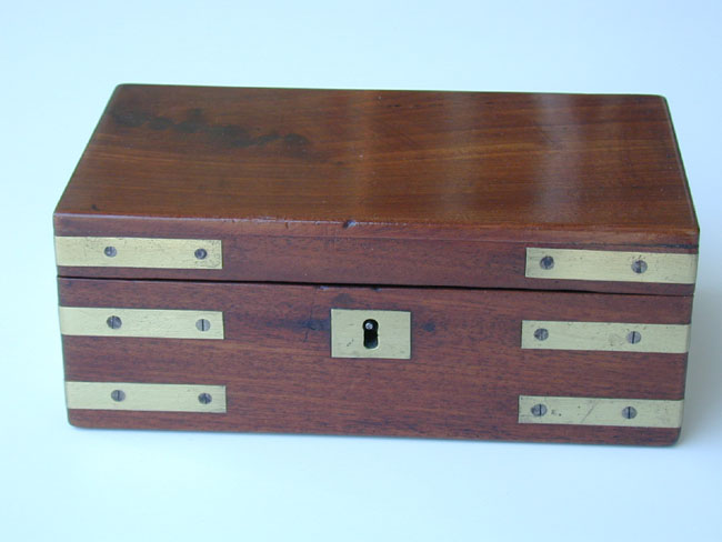 A 19th Century Campaign Style Instrument Box Circa 1830