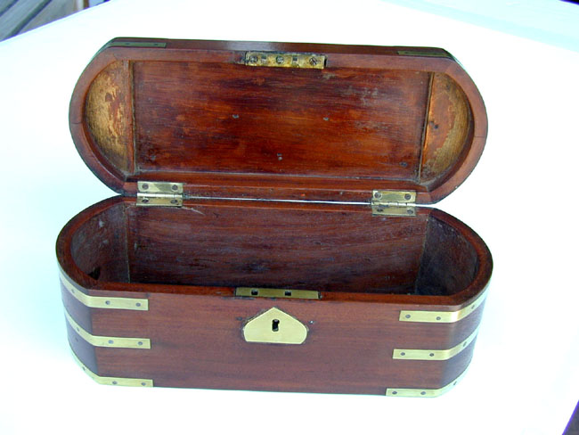 An Early 19th Century Brass Mounted Campaign Style Instrument Box — image 2