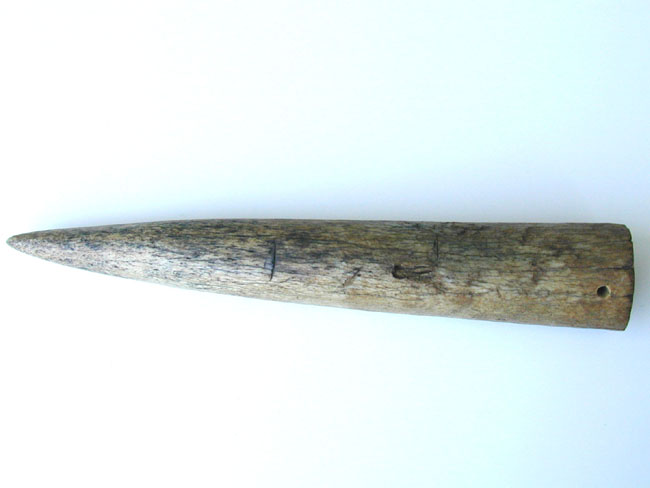 Large 19th Century Sailor-Made Whalebone Fid