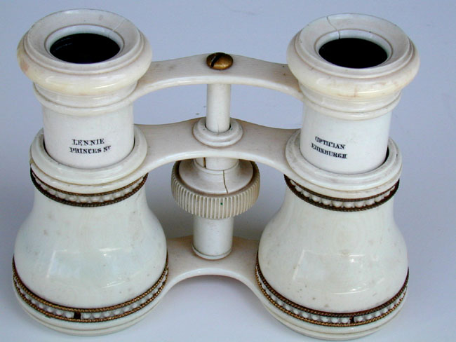 A Rare Pair of 19th Century Ivory Binoculars