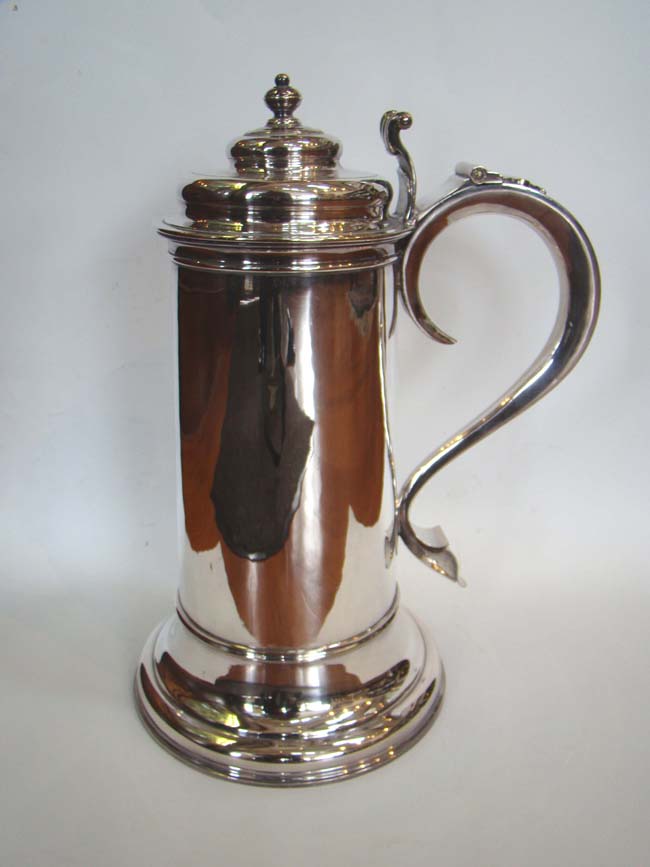 A beautiful 18th century 'style' silver plated flagon by the Gorham Mfg.Company circa 1880.