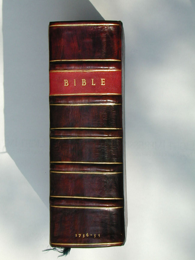 Holy Bible, Printed in London 1736