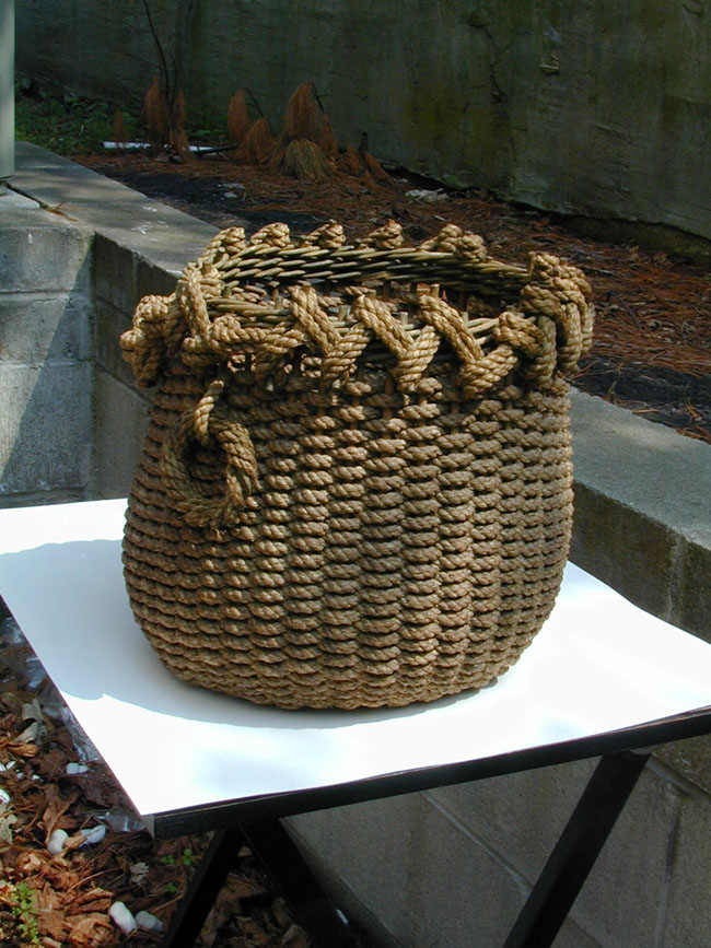 American Woven Eel Basket Circa 1880 — image 2