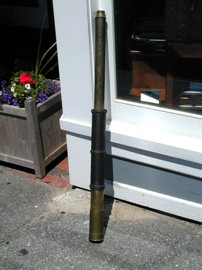 Antique Single Draw Mariner's telescope Circa 1851