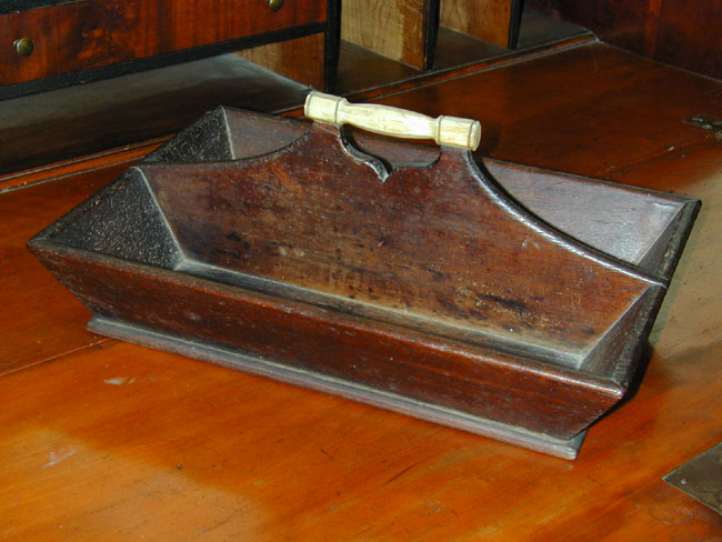 Whale Ivory Mounted Cutlery Tray Circa 1850
