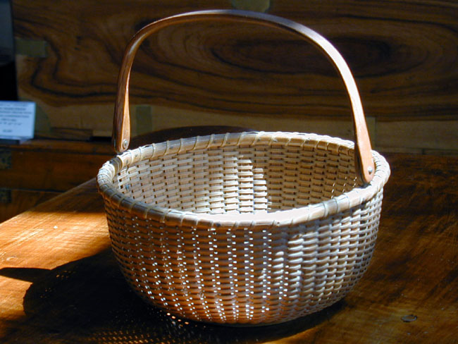 A Nantucket Basket Attributed to Ferdinan Sylvaro Circa 1910.