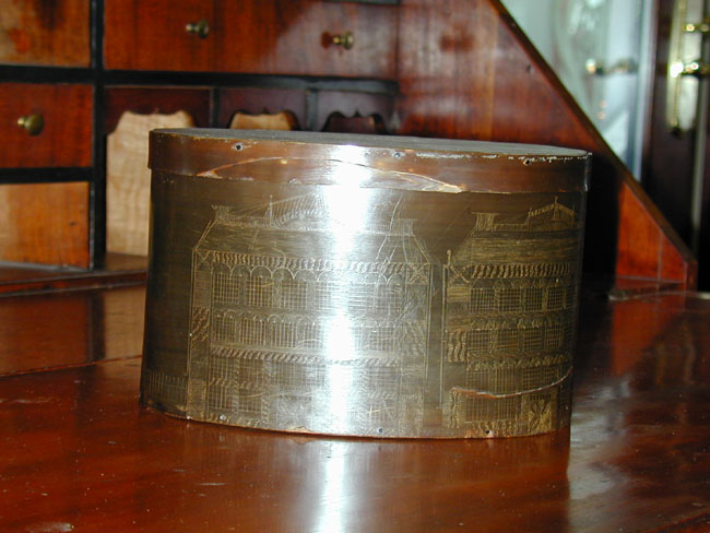 A 19th Century Scrimshawed Baleen Ditty Box Circa 1850 — image 3