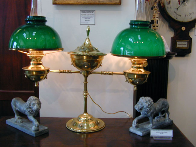 An Outstanding Late 19th/early 20th century Student's Lamp by Bradley and Hubbard